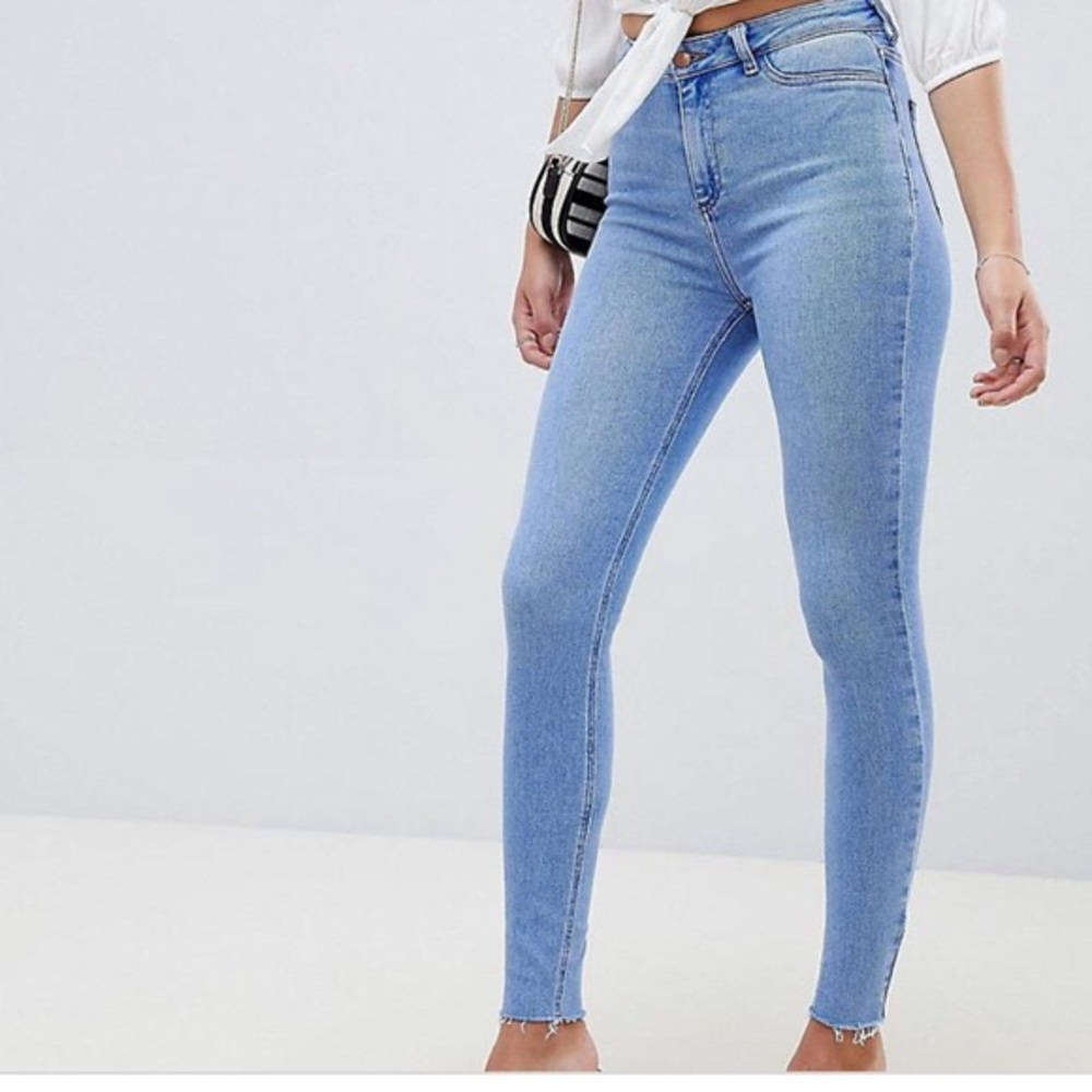 New Look Hallie Disco high waist skinny jeans